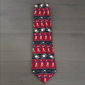 Vintage Giorgio 100% Silk Golfer Swing Tie